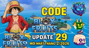 Cách Nhập Code Blox Fruit Nhận Thưởng 2026